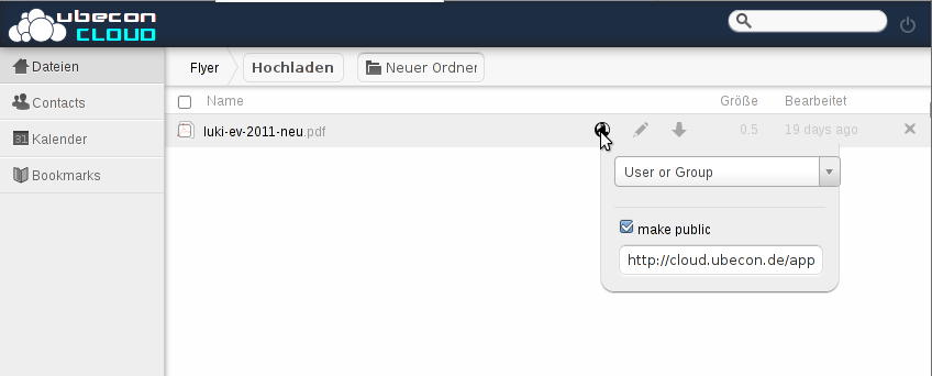 Dateien mit anderen teilen ist schnell erledigt mit ownCloud