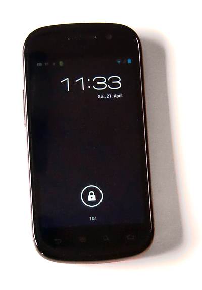 Nexus S mit Android 4: Eleganter Lockscreen