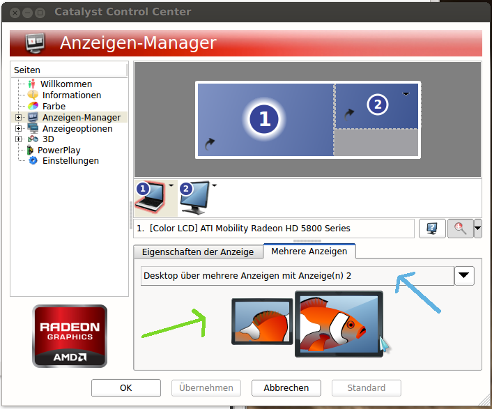 Das Catalyst Control Center unter Linux