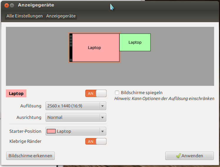 ubuntutool: alles Laptops