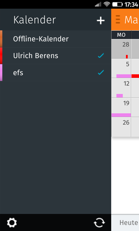 Kalender in Firefox OS